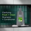 imageDOVE MEN  CARE 2in1 Shampoo and Conditioner Fresh and Clean 4 Count Nourishes and Invigorates Helps Strengthen Hair 254 ozFragranced