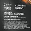imageDOVE MEN  CARE Antiperspirant hydrating waterbased deodorant Coastal Cedar with our best nonirritant formula 26 oz 2 CountCoastal Cedar