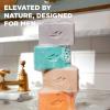 imageDOVE MEN  CARE Cleansing Bar Soap Sandalwood  Cardamom Oil 4 Bars to Rebuild Skin in the ShowerBlood Orange  Sea Salt
