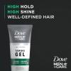 imageDOVE MEN  CARE Styling Gel 3 count Hair Taming Gel for a Strong Hold Hair Styling Product for Thicker and Healthier Looking Hair 7 oz