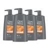 imageDOVE MEN CARE 2in1 Shampoo  Conditioner Thick  Strong 4 count for Fortifying Hair from Root to Tip with Calcium 254 ozFragranced