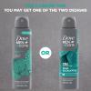 imageDove MenCare Antiperspirant Dry Spray 72H Protection Eucalyptus  Birch With a PlantBased moisturizer 38 OZ38 Ounce Pack of 1