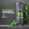 imageDove MenCare Body Wash Extra Fresh 4 Count for Mens Skin Care Body Wash Effectively Washes Away Bacteria While Nourishing Your Skin 18 ozExtra Fresh