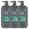 imageDOVE MEN  CARE Body and Face Wash with Wild Mint Oil Invigorating Revive 3N1 with 24Hour Nourishing Micromoisture Technology 30 oz 3 CountRevive with Tea Tree Oil