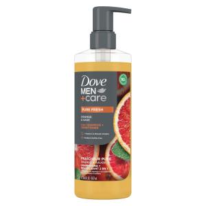 imageDOVE MEN  CARE 2in1 Shampoo  Conditioner Sandalwood ampamp Cardamom Oil for Thick ampamp Full Hair  Vitamin B3 ampamp Mineral Complex 175 ozOrange  Sage