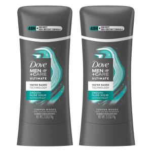 imageDOVE MEN  CARE Antiperspirant hydrating waterbased deodorant Coastal Cedar with our best nonirritant formula 26 oz 2 CountJuniper Woods
