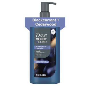 imageDOVE MEN  CARE Body Wash Eucalyptus  Cedar Oil to Rebuild Skin in the Shower with PlantBased Cleansers and Moisturizers 26 ozBlackcurrant