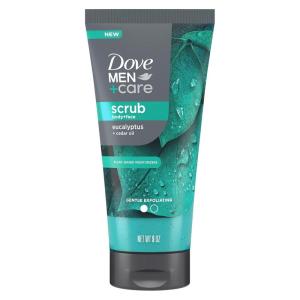 imageDOVE MEN  CARE Body and Face Scrub Eucalyptus Deeply Exfoliates for Hydrated ampamp Nourished Skin 100 Gentle Cleanser No Sulfate Cleansers or Parabens 9 ozEucalyptus