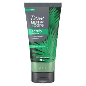 imageDOVE MEN  CARE Body and Face Scrub Eucalyptus Deeply Exfoliates for Hydrated ampamp Nourished Skin 100 Gentle Cleanser No Sulfate Cleansers or Parabens 9 ozCoastal Cedar