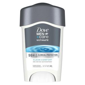imageDOVE MEN  CARE Clinical Protection Antiperspirant Clean Comfort Stick for Men 96Hour Sweat and Odor Protection Clinical Strength Antiperspirant with 14 Moisturizing Cream 17 oz