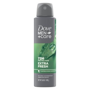 imageDove MenCare Antiperspirant Deodorant Dry Spray For Men Extra Fresh 72hour Sweat and Odor protection With Triple Defense Technology 38 oz38 Ounce Pack of 1