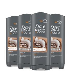 imageDove MenCare Body Wash Extra Fresh 4 Count for Mens Skin Care Body Wash Effectively Washes Away Bacteria While Nourishing Your Skin 18 ozCoco  Ctricos