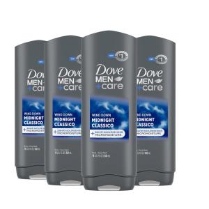 imageDove MenCare Body Wash Extra Fresh 4 Count for Mens Skin Care Body Wash Effectively Washes Away Bacteria While Nourishing Your Skin 18 ozMidnight Classico