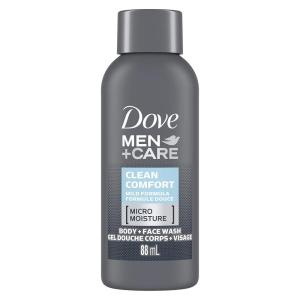 imageDove MenCare Body and Face Wash for Healthier and Stronger Skin Clean Comfort Effectively Washes Away Bacteria While Nourishing Your Skin 3 oz 24 count