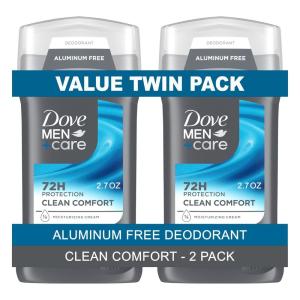 imageDove MenCare Deodorant Stick Clean Comfort 3 Ounce Twin Pack