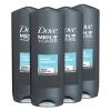 imageDOVE MEN  CARE Body Wash and Face Wash for Healthier and Stronger Skin Care Clean Comfort Effectively Washes Away Bacteria While Nourishing Your Skin 18 FL Oz Pack of 4