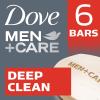 imageDOVE MEN  CARE Body Soap and Face Bar More Moisturizing Than Bar Soap Deep Clean Effectively Washes Away Bacteria Nourishes Your Skin 375 oz 6 Bars