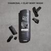 imageDOVE MEN  CARE Body and Face Wash Purifying Charcoal  Clay Body Wash for Men with 24Hour Nourishing Micromoisture Technology 18 oz
