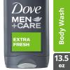 imageDove MenCare Body and Face Wash Refreshing Extra Fresh Body Wash for Men with 24Hour Nourishing Micromoisture Technology 135 oz135 Ounce Pack of 2