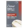 imageDOVE MEN  CARE Body Soap and Face Bar More Moisturizing Than Bar Soap Deep Clean Effectively Washes Away Bacteria Nourishes Your Skin 375 oz 6 Bars