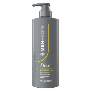 imageDOVE MENCARE 2in1 Shampoo  Conditioner AntiDandruff 1 ct to Improve Scalp Health with Pyrithione Zinc 18 oz