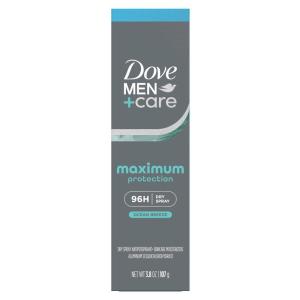 imageDove MenCare AntiPerspirant Spray Ocean Breeze Maximum Sweat Protection 96Hour Comfort 38 oz