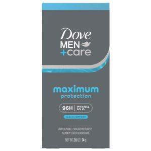 imageDove MenCare Invisible Solid Stick Clean Comfort Maximum Sweat Protection 96Hour Comfort 26 oz