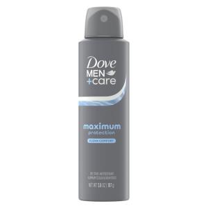imageDOVE MEN  CARE AntiPerspirant Spray Clean Comfort Maximum Sweat Protection 96Hour Comfort 38 oz