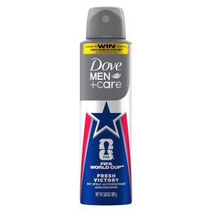 imageDove MenCare Dry Spray Antiperspirant Fresh Victory for 72H Protection Moisturizes ampamp Revitalizes 38 oz