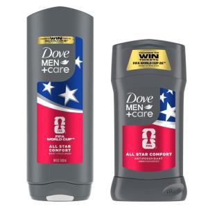 imageDOVE MEN  CARE  Limited Edition FIFA Regimen Body Wash amp Deodorant Pack All Star Comfort 2 Count For Men Neutralizes Odor amp Hydrates and Cleanses Skin 18 Fl Oz