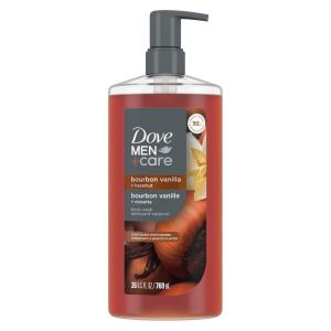 imageDOVE MEN  CARE PlantBased Bourbon Vanilla  Hazelnut Body Wash for Men For Moisturized Skin 26 Fl Oz
