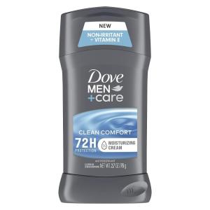 imageDove MenCare Antiperspirant Deodorant 48hour sweat and odor protection Clean Comfort Antiperspirant for men formulated with vitamin E and Triple Action Moisturizer 27 oz pack of 3Linen