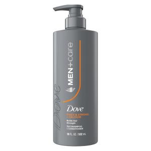 imageDove MenCare Shampoo 1 ct Thick  Strong Builds Hair Strength with Calcium 18 FL OZ